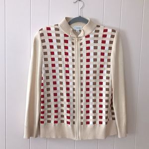 ST. John sport ser Knit cardigan and top